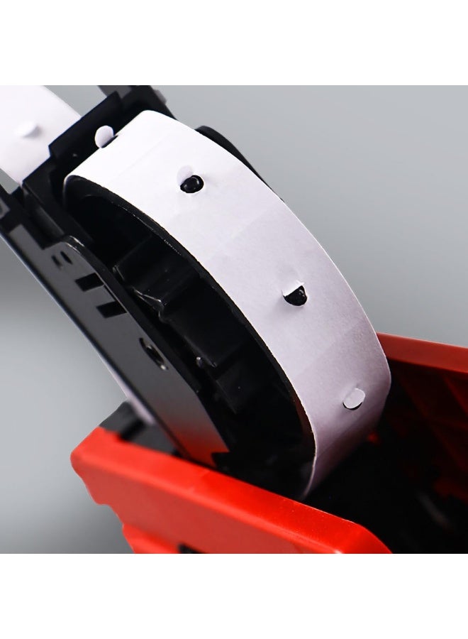 FAYET 10 Rolls 2 Line Price Gun Labels (5000pcs, White), 23×16mm Strong Adhesive Pricemarker Tag Stickers Compatible with MX-6600/MX-6602/YH-689/G6600/CN-6600EOS Marking Guns - Image 4